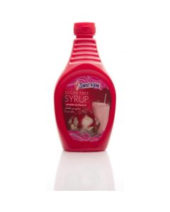 Strawberry Flavor Syrup Sugar Free 12 X  Squeeze Bottle 