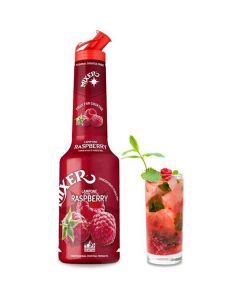 Raspberry Puree Mix 6 X  Plastic Bottle (1 liter)