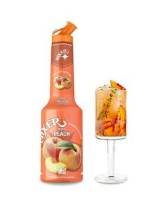 Peach Puree Mix 6 X  Plastic Bottle (1 liter)