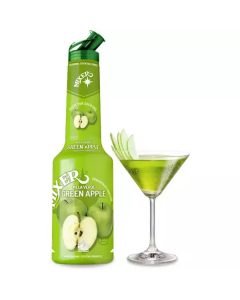 Green Apple Puree Mix 6 X  Plastic Bottle (1 liter)