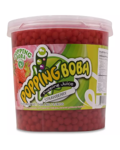 Strawberry Popping Bursting Boba   